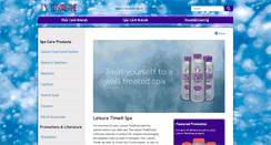 Desktop Screenshot of leisuretimespa.com